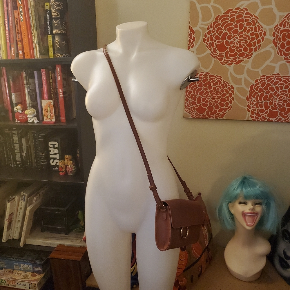 Forever 21 Brown Vegan Leather Crossbody